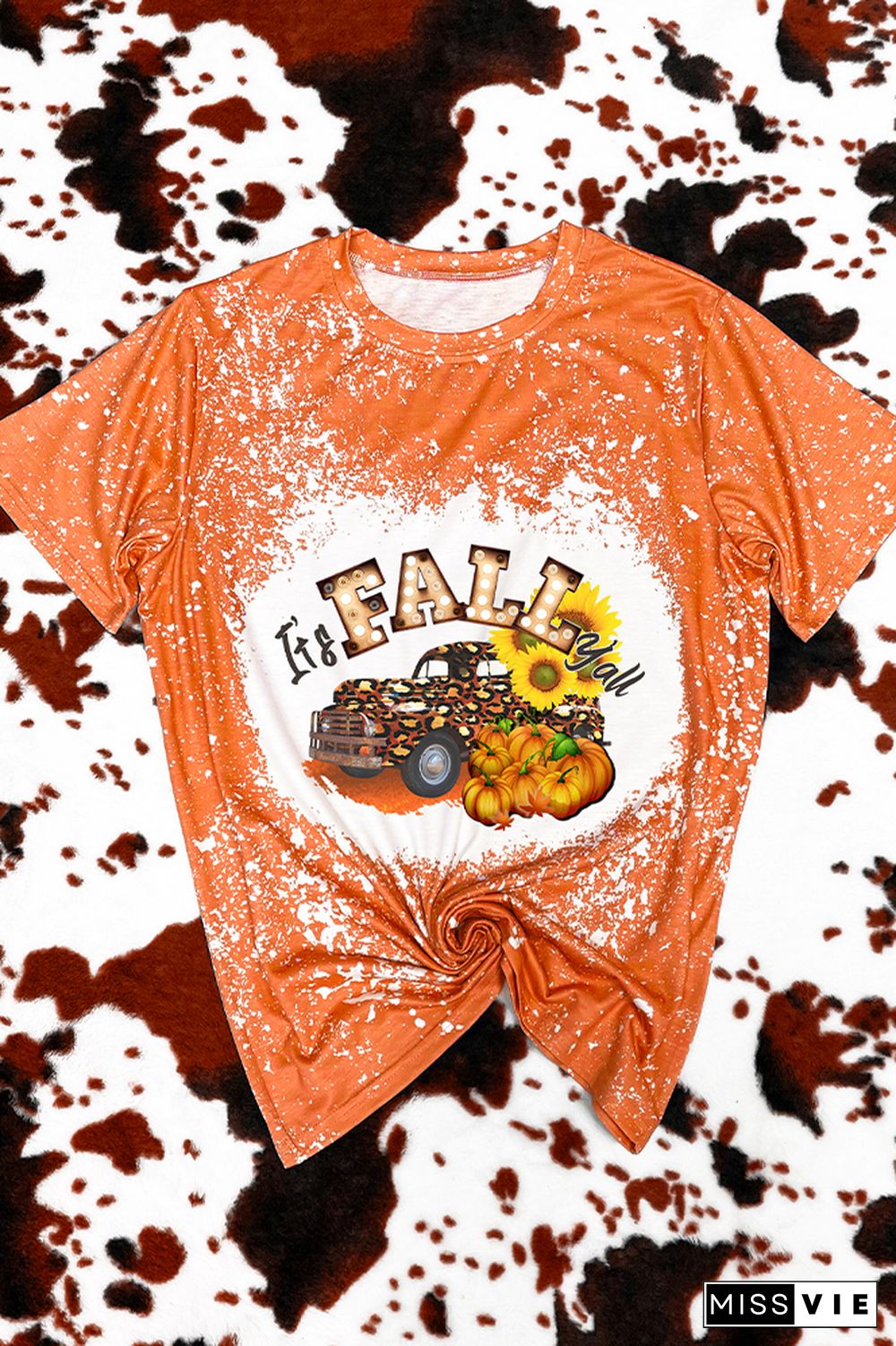 Fall Halloween Pumpkin Thanksgiving Graphic Tee Wholesale