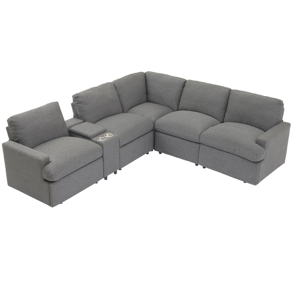 Power Recliner Corner Sofa Home Theater Reclining Sofa