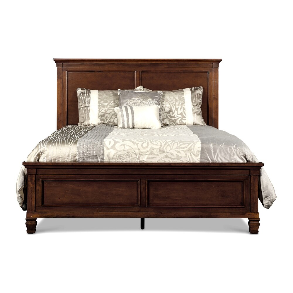 New Classic Furniture Hamlette Cherry 4 piece Bedroom Set with Chest