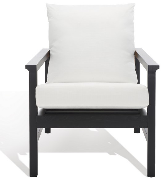 Safavieh Couture Emmalee Cord Back Accent Chair Black / Natural   Armchairs And Accent Chairs   by Safavieh  Houzz