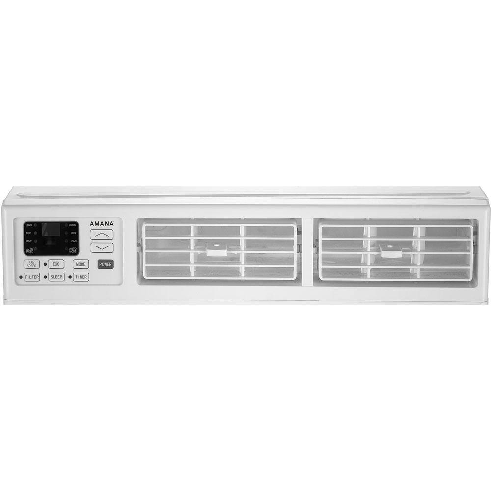 Amana 24000 BTU 230V Window AC w Remote for Rooms up to 1500 sq.ft 24-Hour Timer 3-Speed Auto-Restart Digital Display ​White AMAP242BW