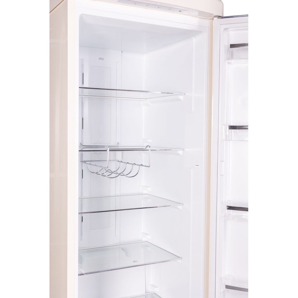 24 in. 11 cu. ft. Classic Retro Single Door Refrigerator