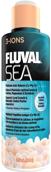 Fluval Sea 3-Ions Calcium， Magnesium and Strontium Aquarium Water Conditioner