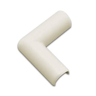 Legrand Wiremold CordMate Cord Cover Flat Elbow Cord Hider for Home or Office Holds 1 Cable Ivory C6