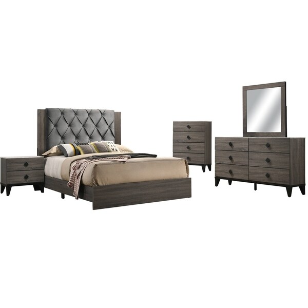 Best Quality Furniture Madelyn 4-Piece Bedroom Set with Extra Chest - - 30963362