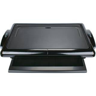 Brentwood Appliances 200 sq. in. Black Nonstick Electric Griddle TS-840