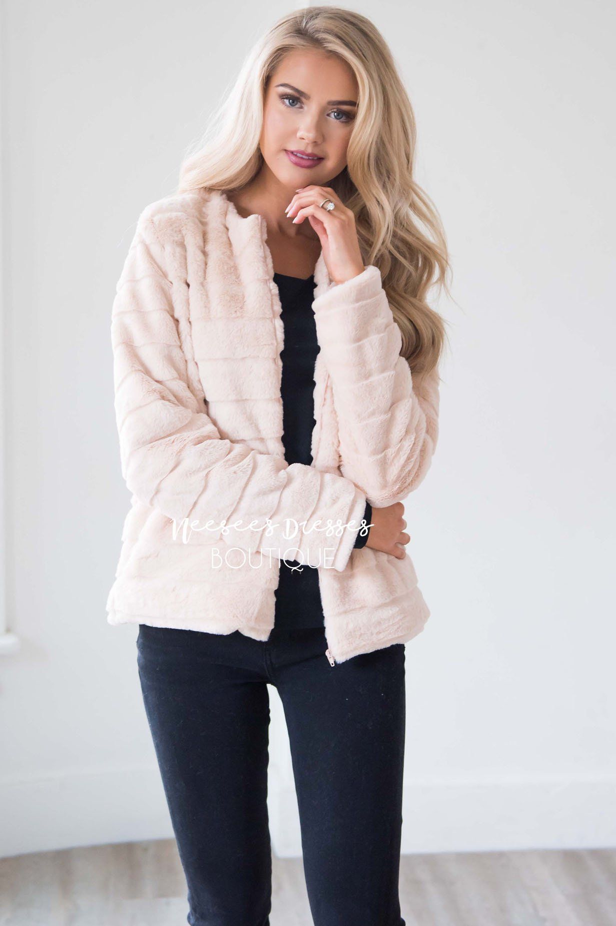 Long Winter Nights Faux Fur Jacket