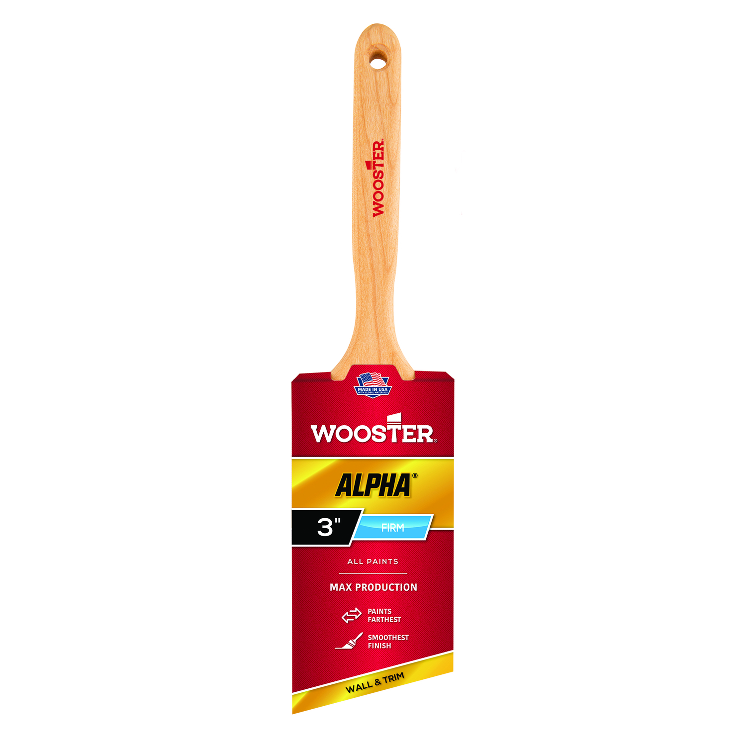 Wooster Alpha 3 in. Angle Paint Brush