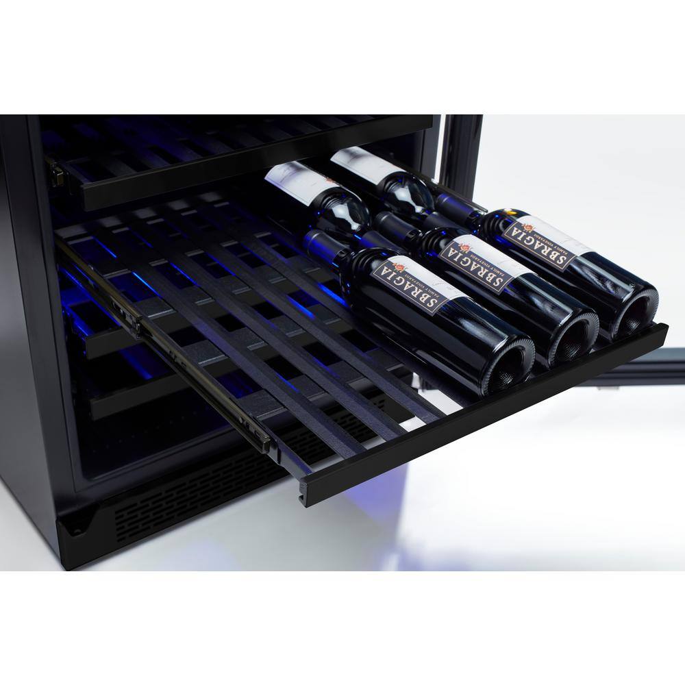 Zephyr Presrv 24 in. 45-Bottle Dual Zone Panel-Ready Wine Cooler PRW24C02BPG