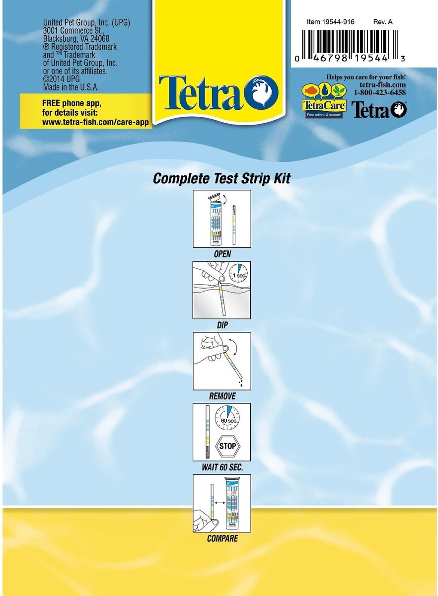 Tetra EasyStrips Complete Freshwater and Saltwater Aquarium Test Strips