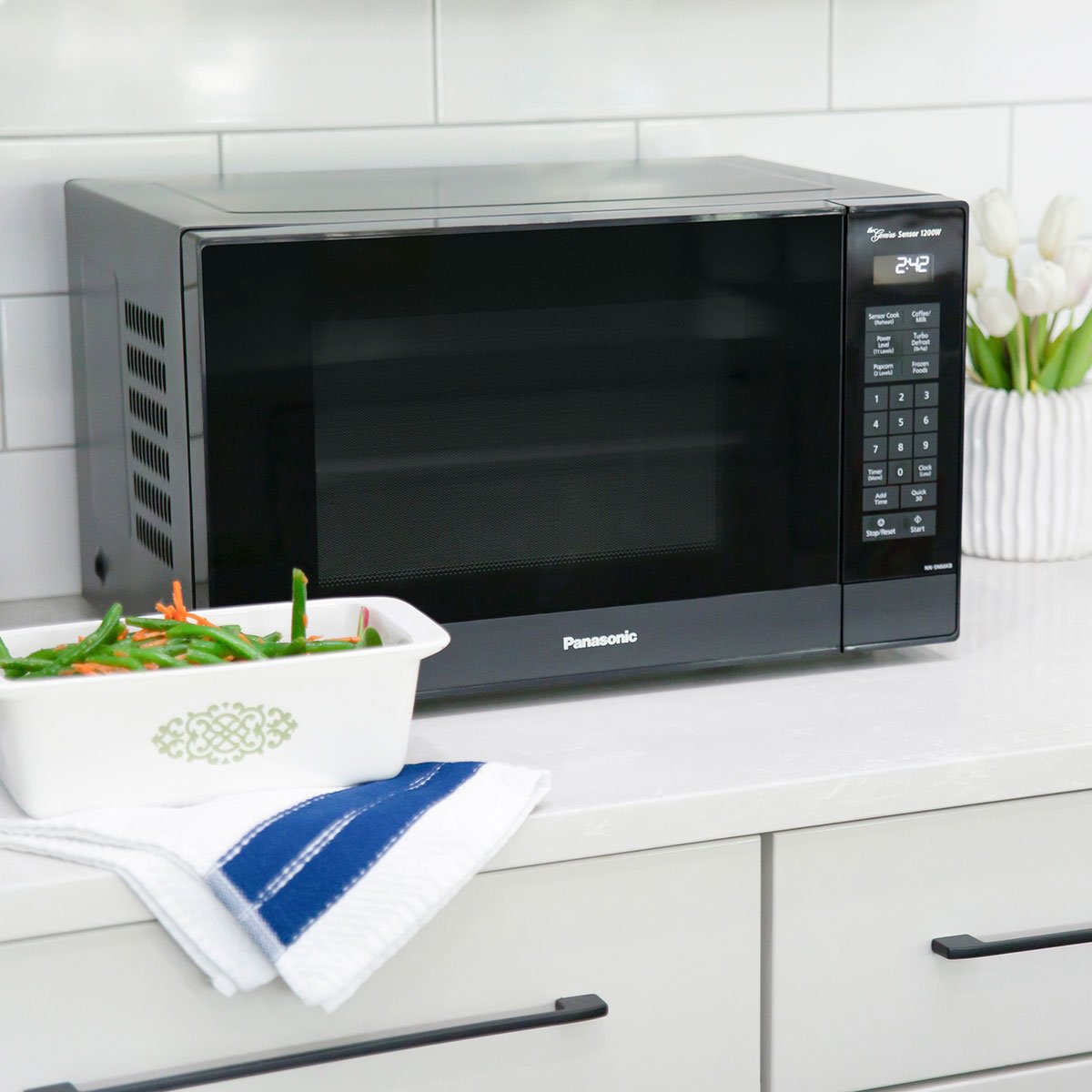 Panasonic 1.2 Cu. Ft. Black Microwave