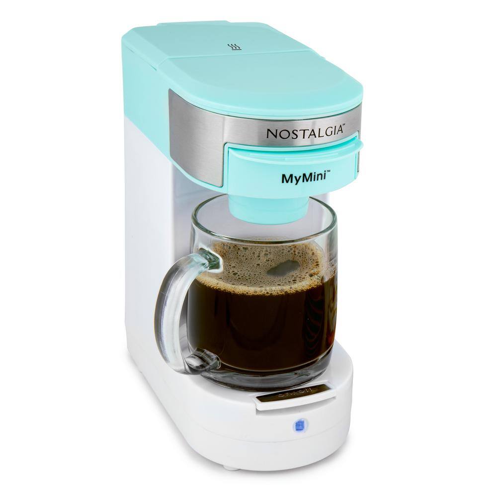 Nostalgia 14-Cup Aqua Single Serve Coffee Maker NMPCCPGC1AQS