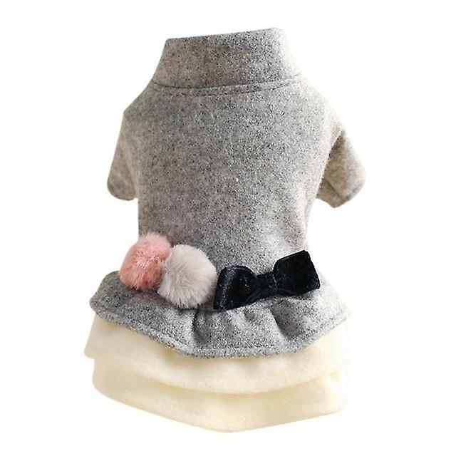 Winter princess cute dog dress