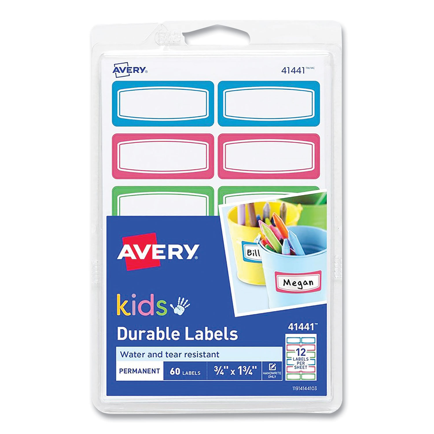 Avery Kids Handwritten Identification Labels by Averyandreg; AVE41441