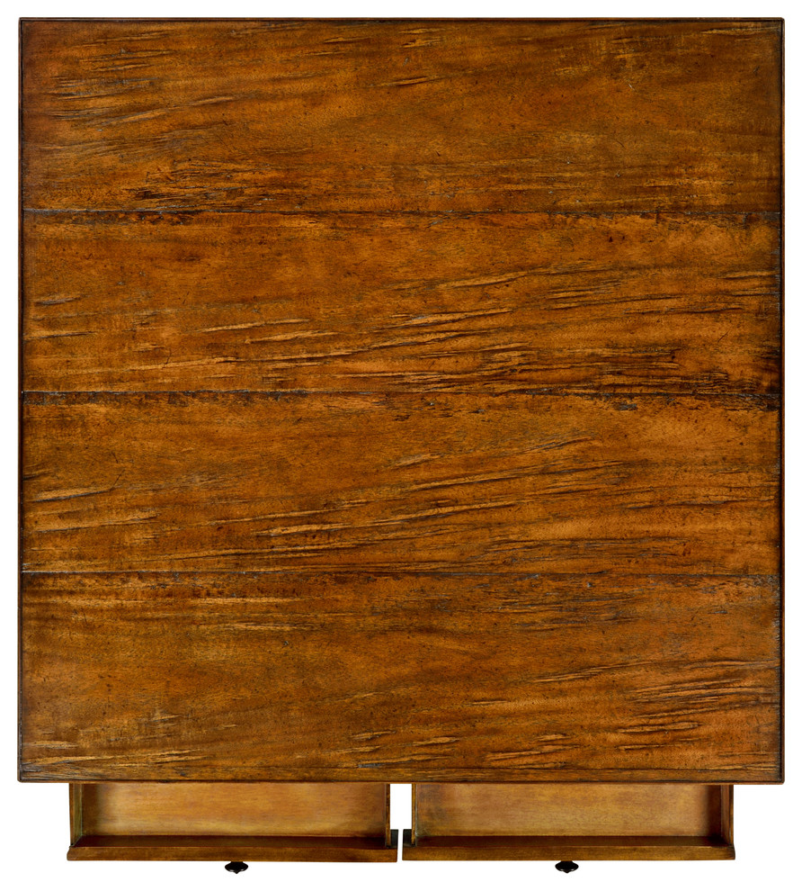 Square Coffee Table  Country Walnut   Rustic   Coffee Tables   by GwG Outlet  Houzz