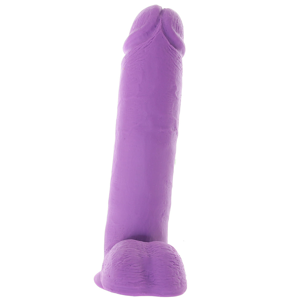 Neo Elite 10 Inch Dual Density Silicone Cock in Purple