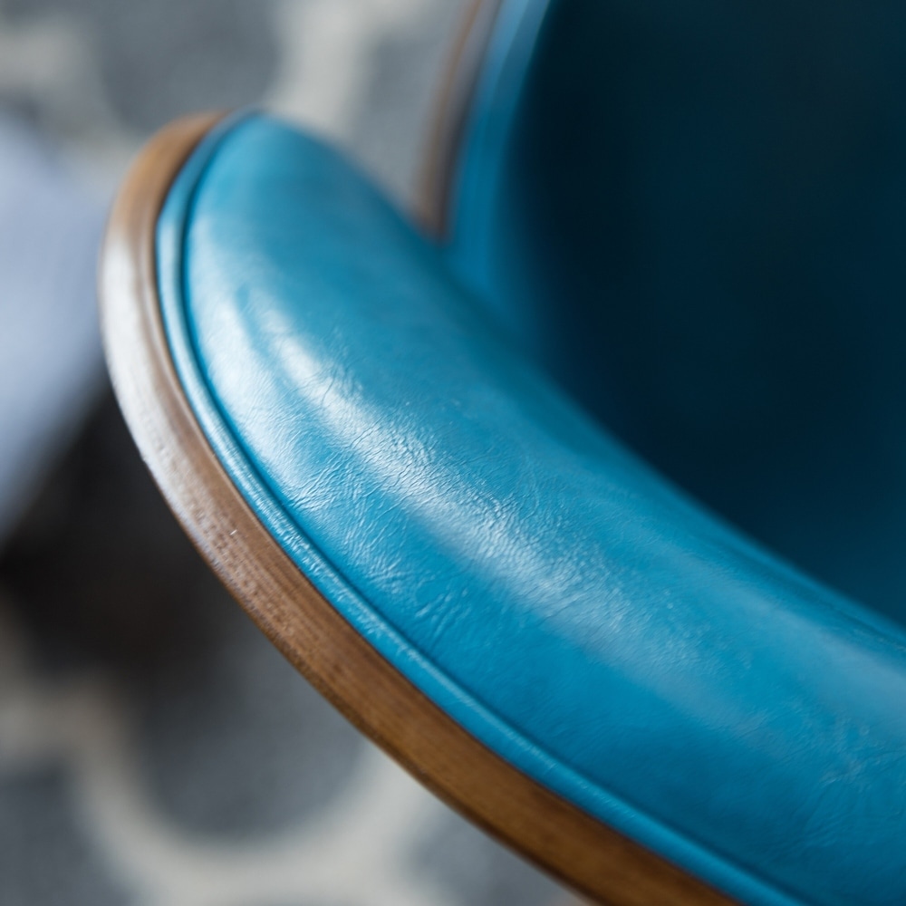 Corvus Madonna Mid century Teal Accent Chair