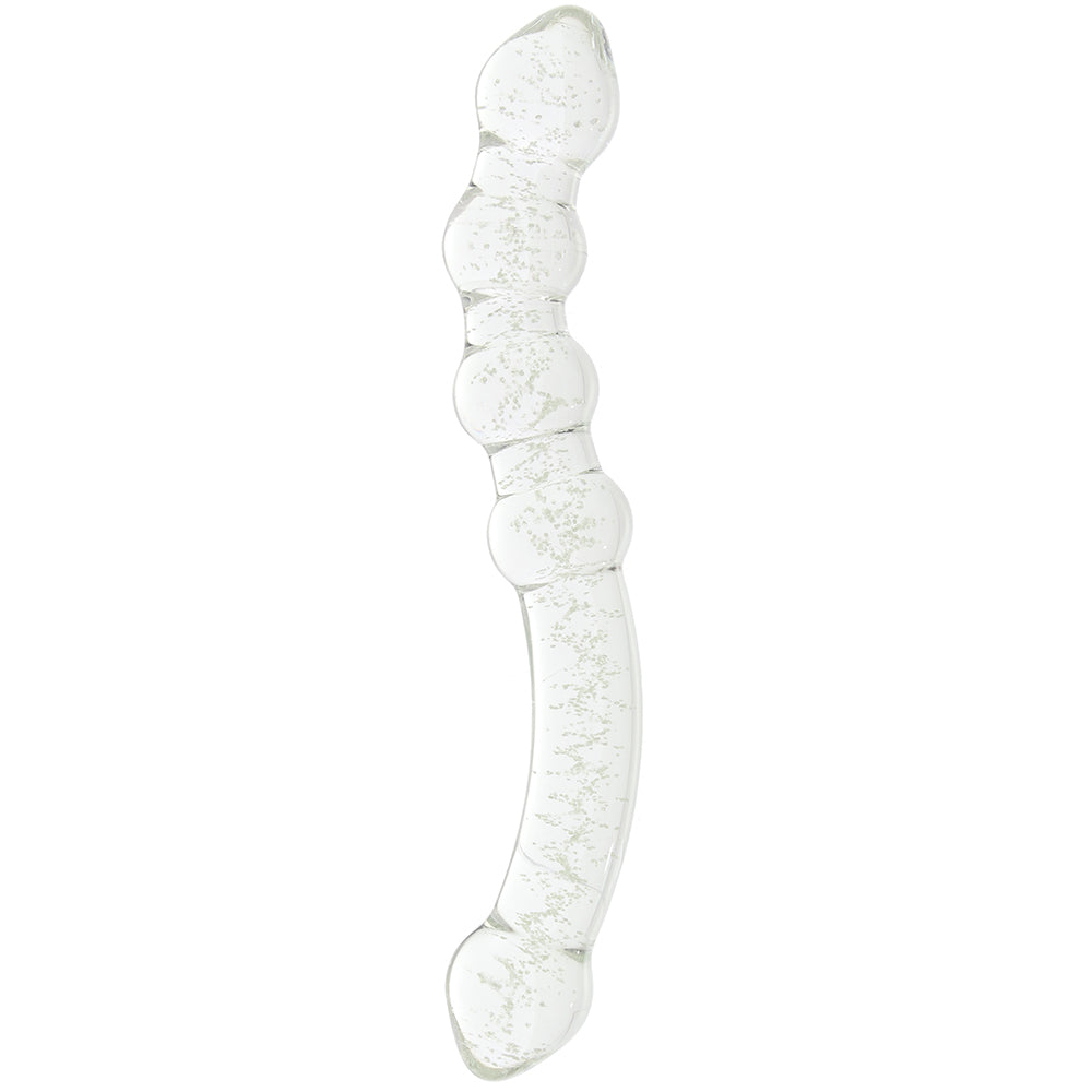 Whipsmart Glow In The Dark Beaded Glass Double Dildo