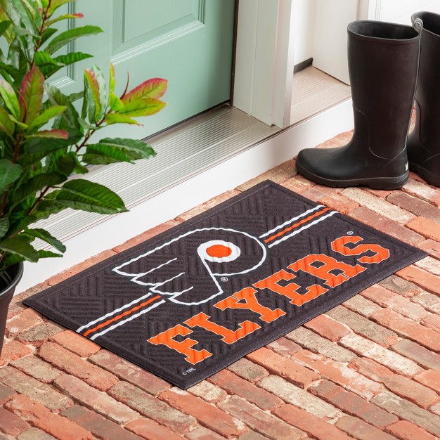 Embossed Mat Cross Hatch Philadelphia Flyers