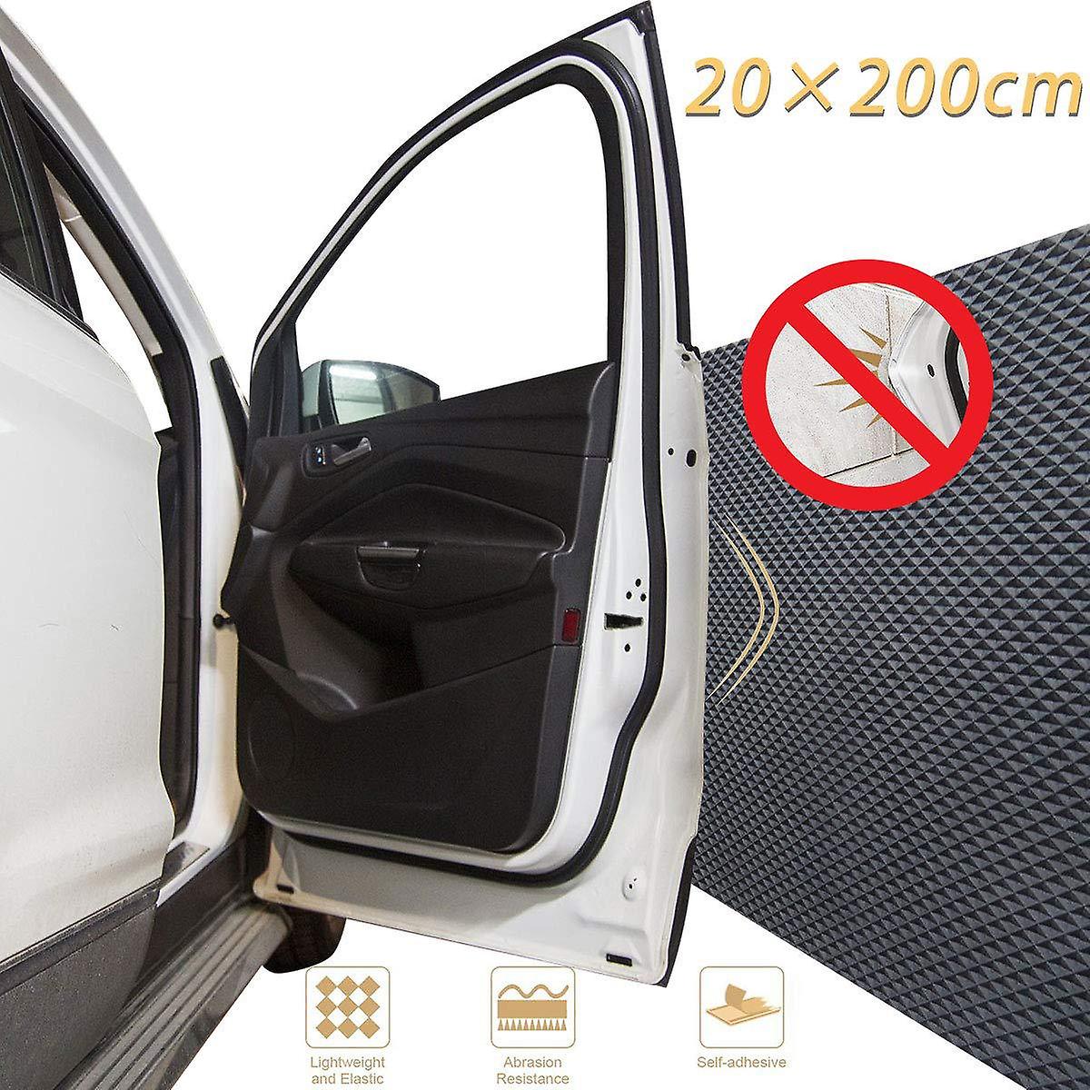 200cm X 20cm Car Door Protector Garage Rubber Wall Guard Bumper Safety Parking Parapet Bumper