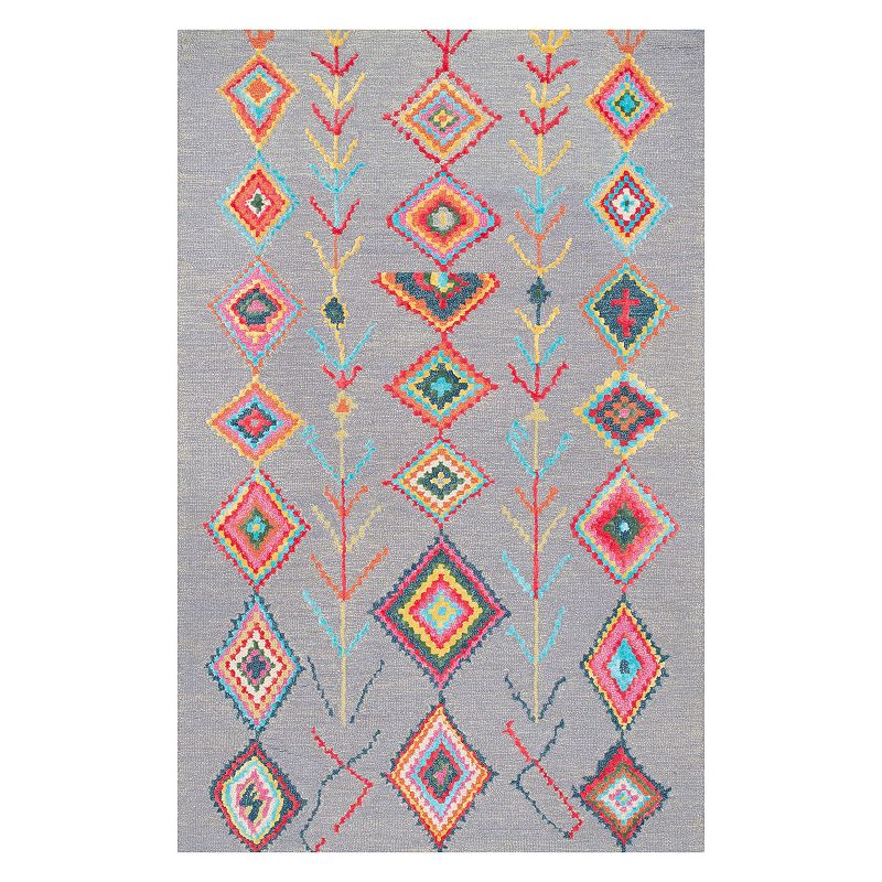 nuLOOM Belini Geometric Wool Blend Rug