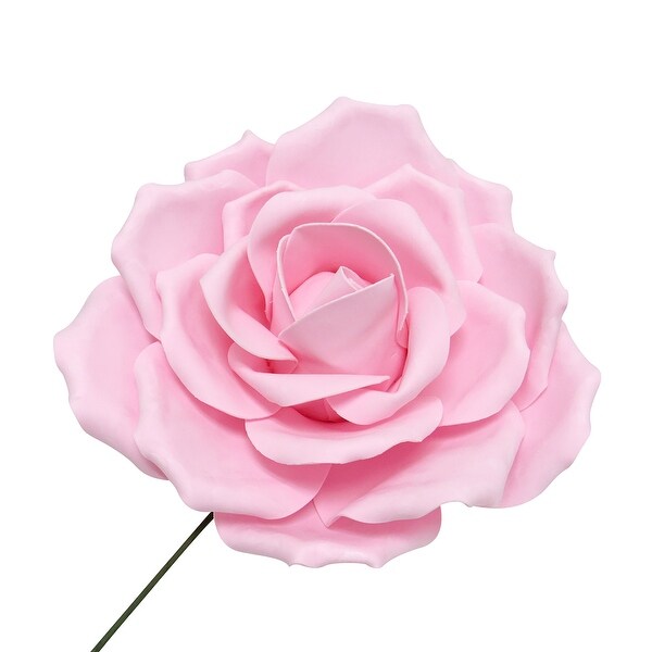 Set of 2 Large Foam Rose Stem Wall Decor Backdrop Art Crafts 16in