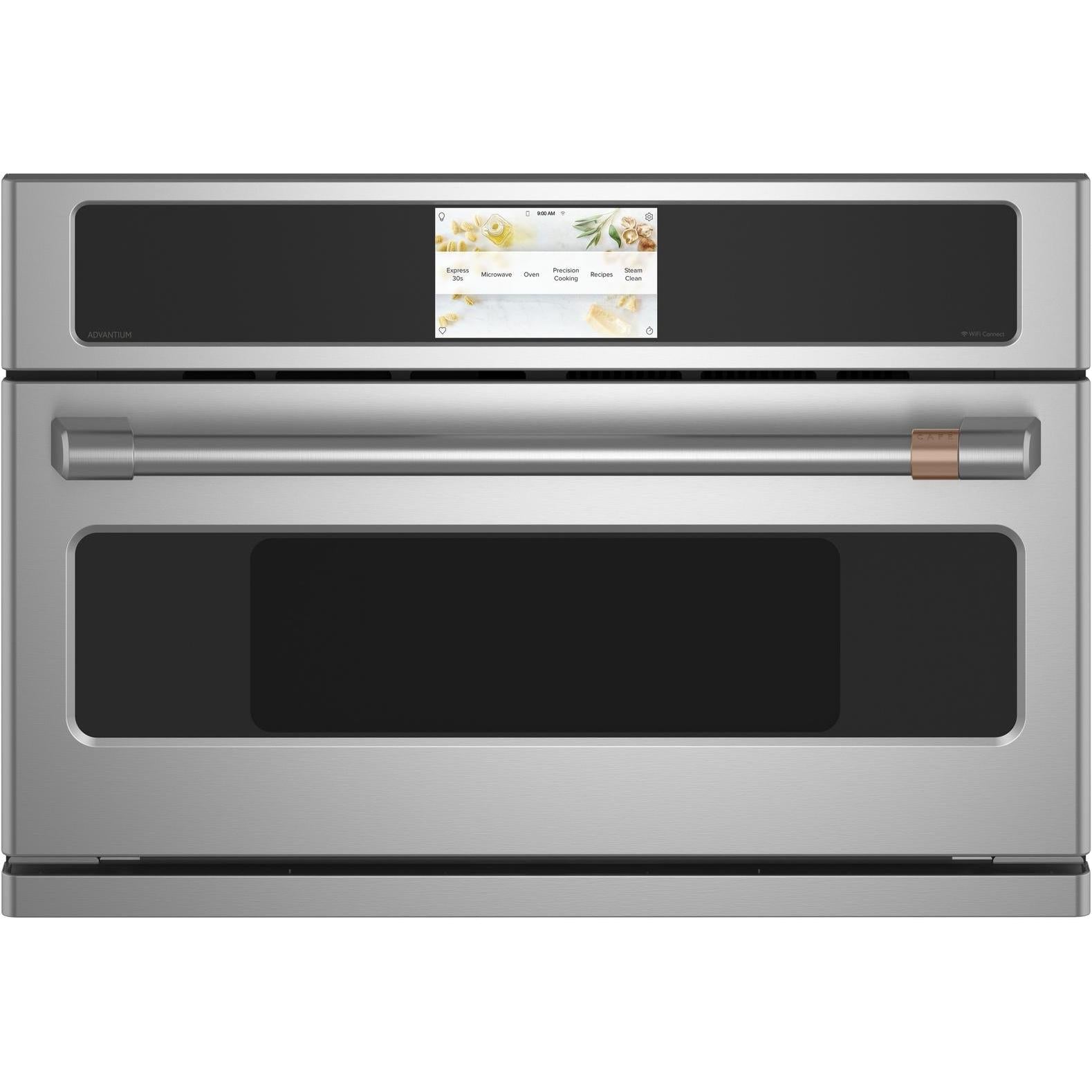 Caf¨¦ 30-inch, 1.7 cu.ft. Built-in Single Wall Oven with Advantium? Technology CSB913P2NS1