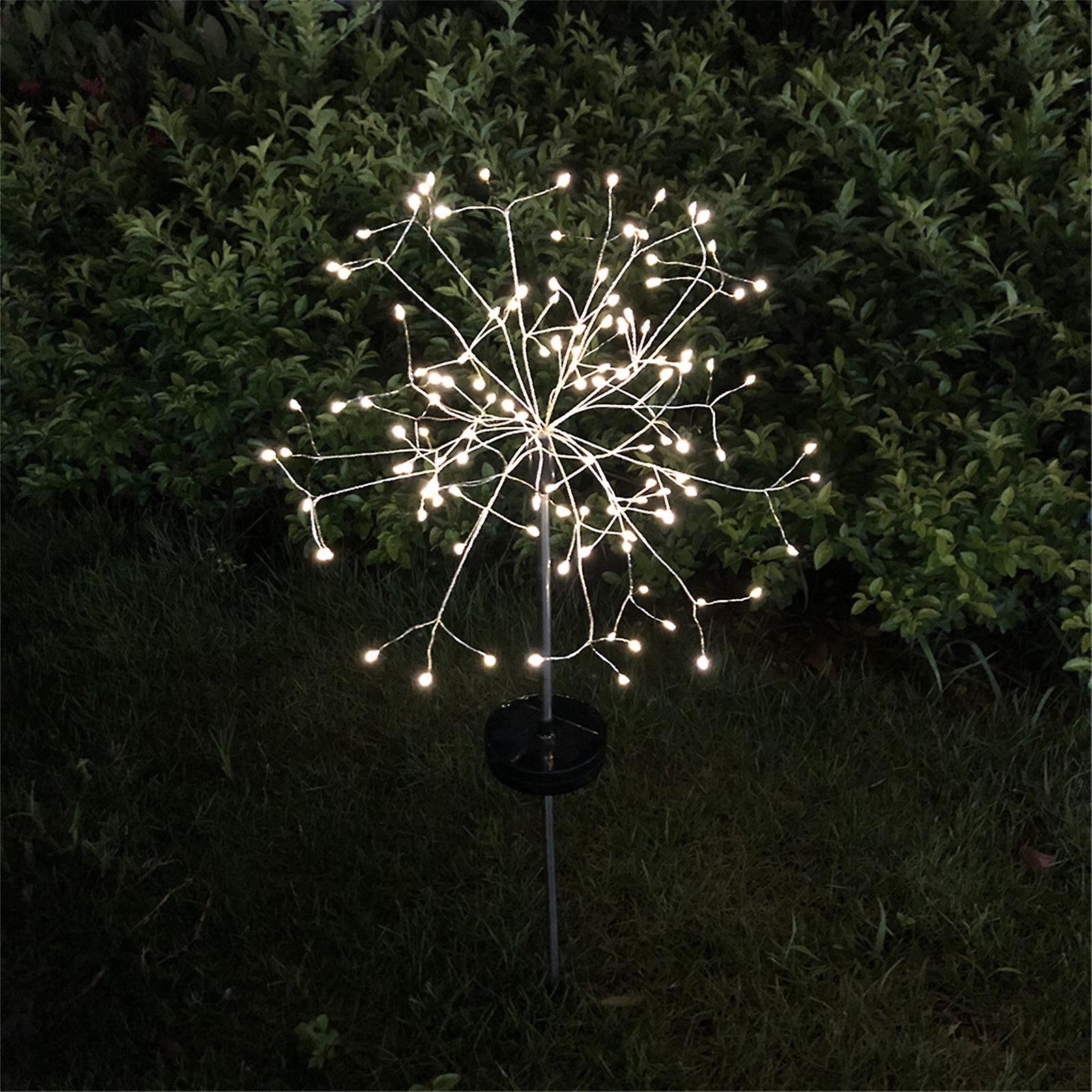 105 Led Solar Light Flower Arrangement Lamp Warm White Belt