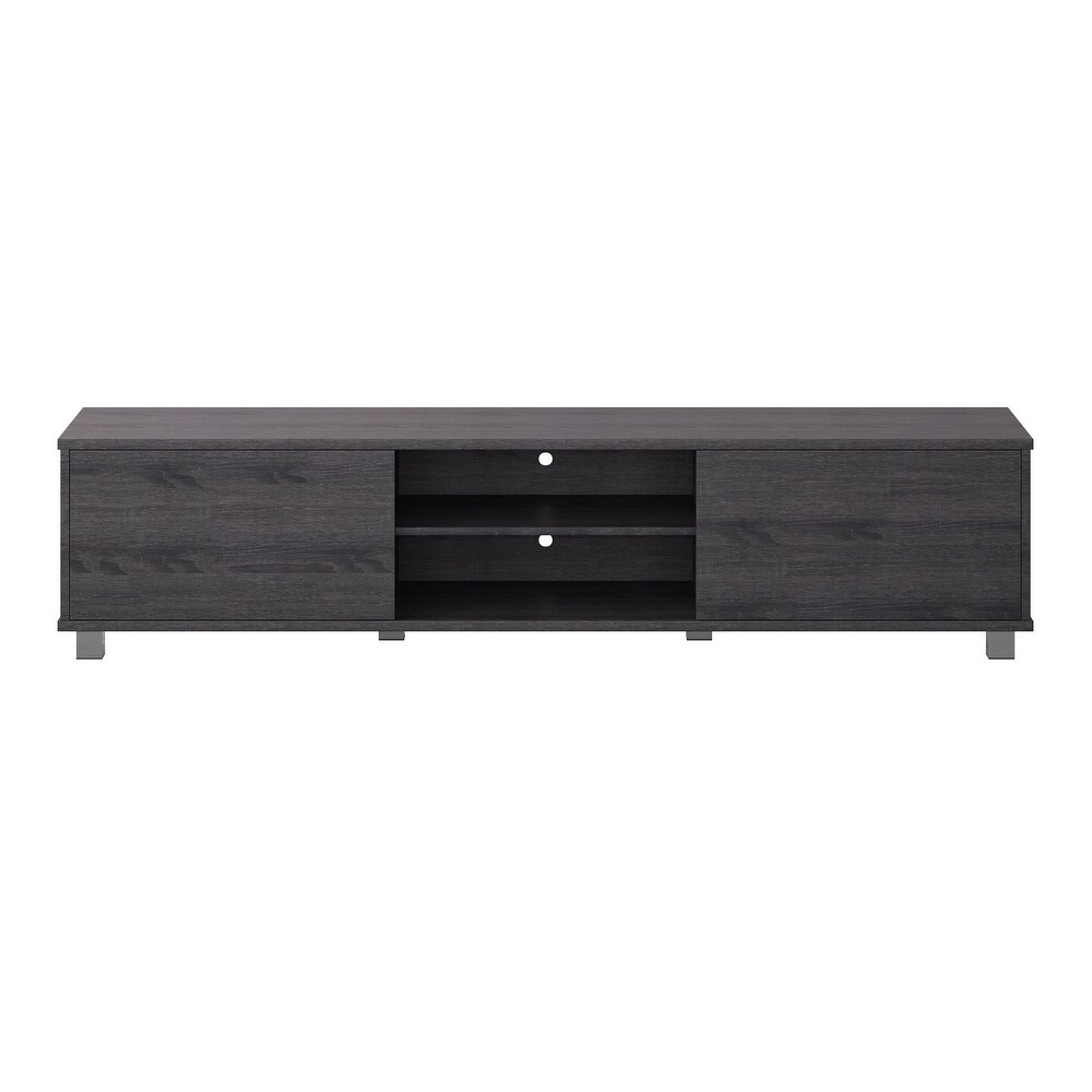 Hollywood Low Profile TV Stand With Doors for TV's up to 85\