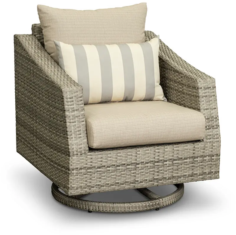 Cannes Gray Patio Motion Club Chair