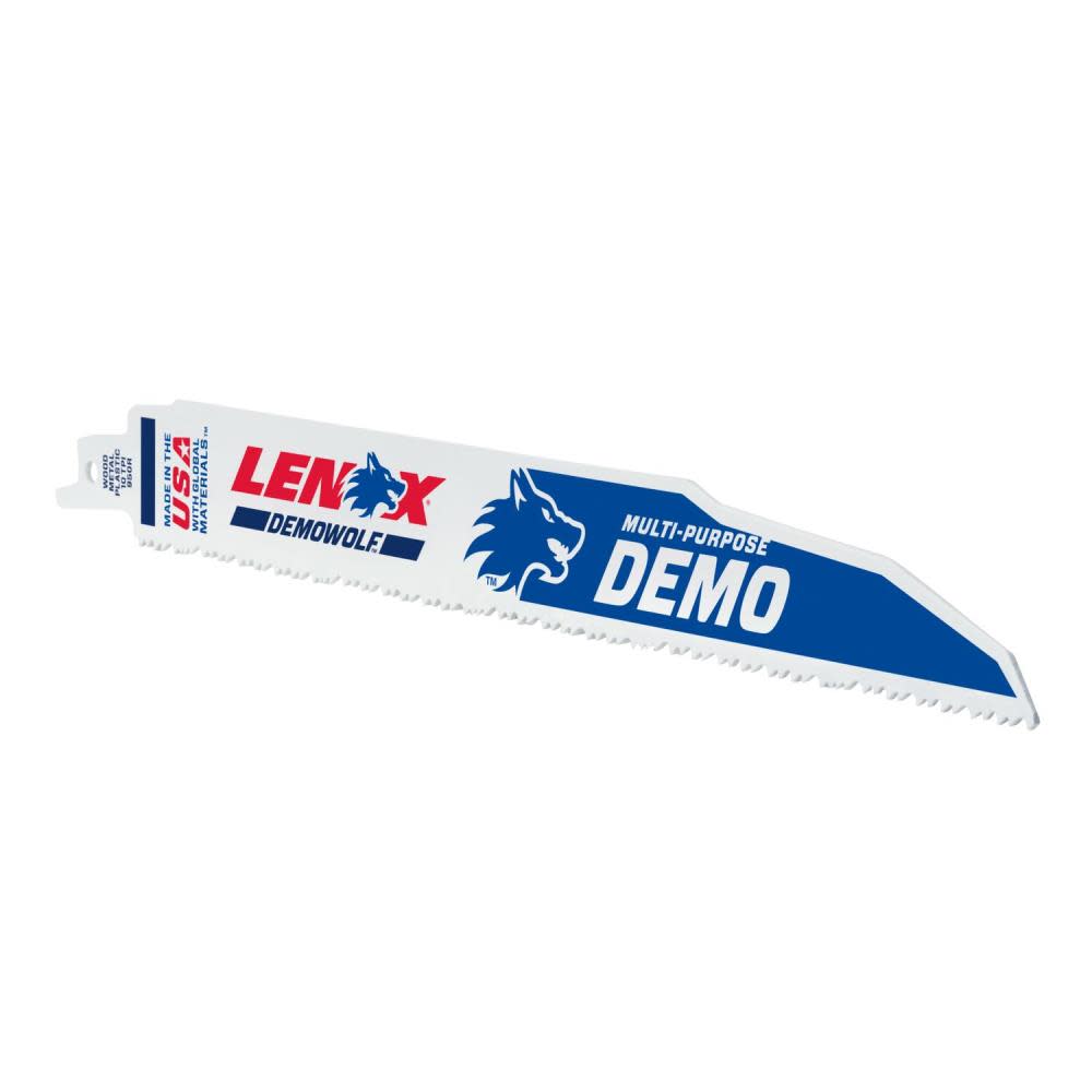 LENOX 9 10 TPI DEMOWOLF Reciprocating Saw Blade 25pk ;