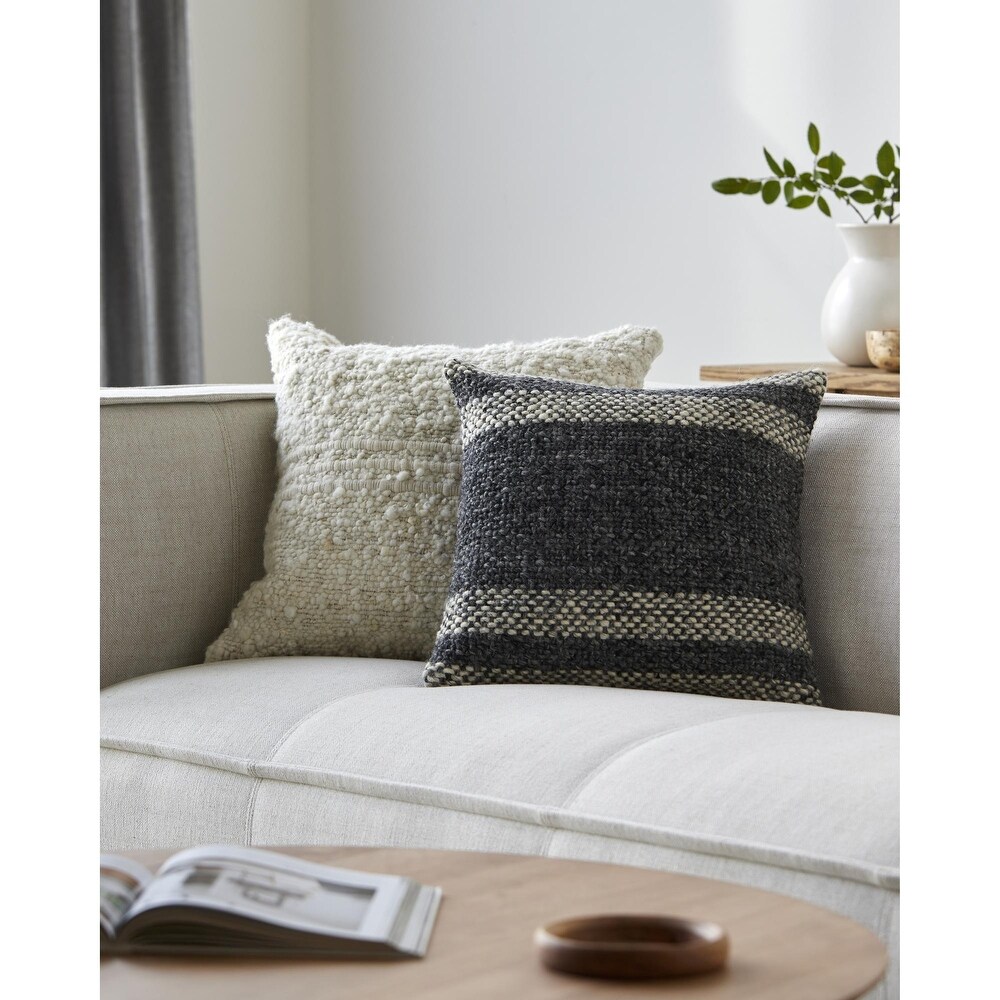 Eve Farmhouse Stripe Accent Pillow