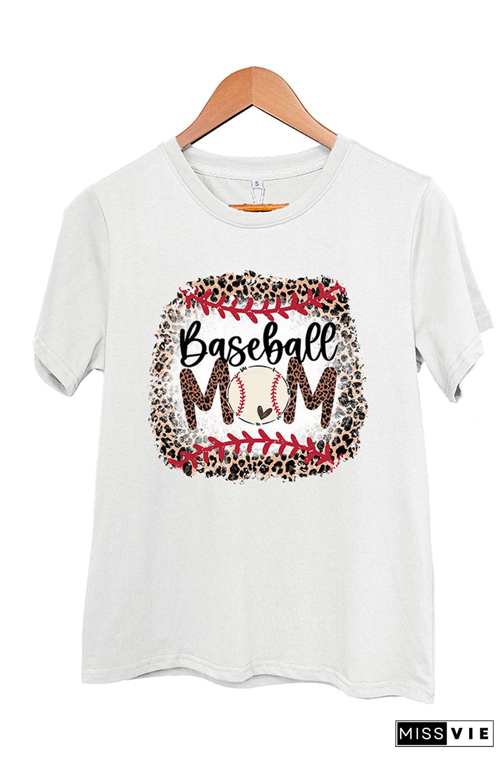 Baseball Mom Short Sleeve Graphic Tee Wholesale