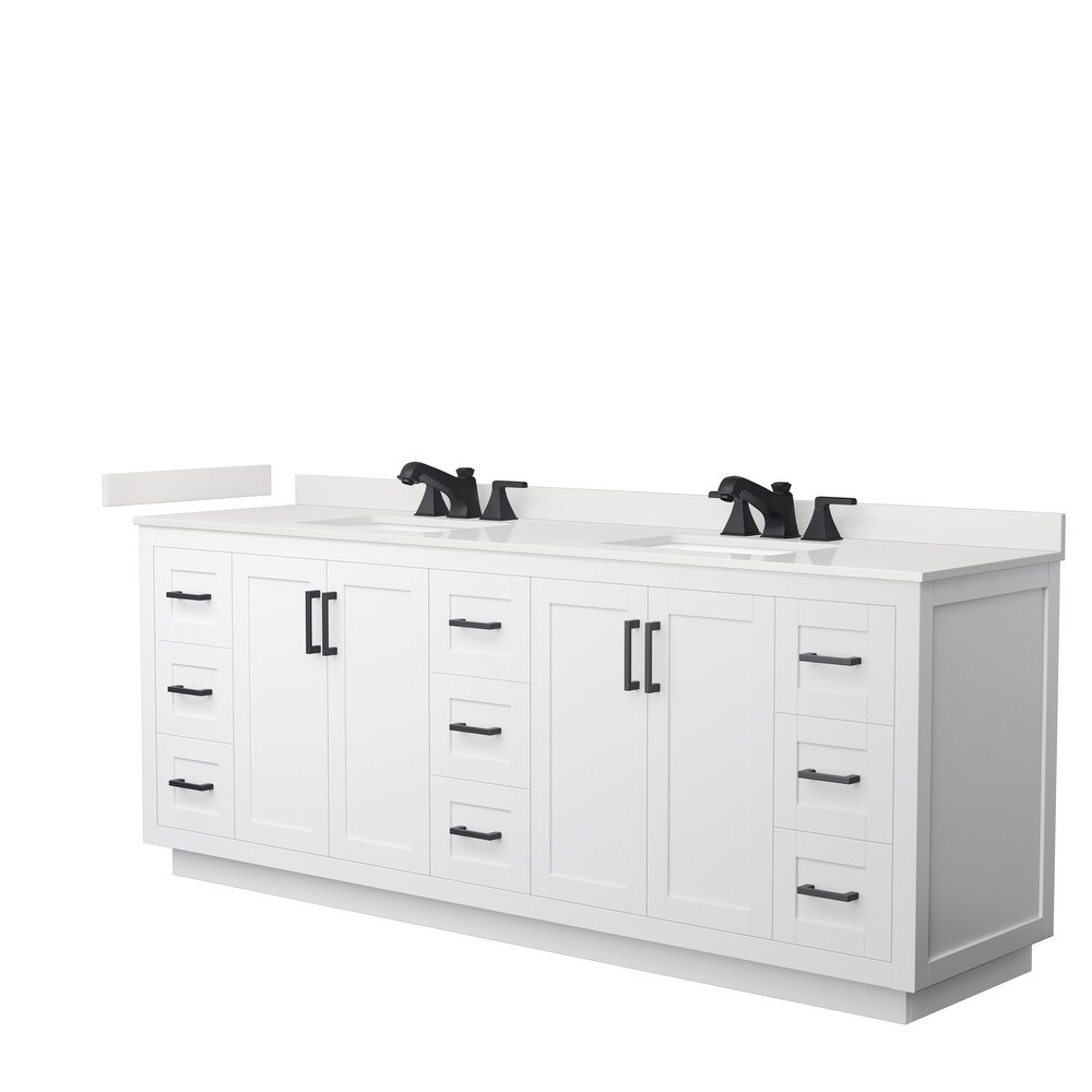 Miranda 84 inch Double Vanity  Quartz Top