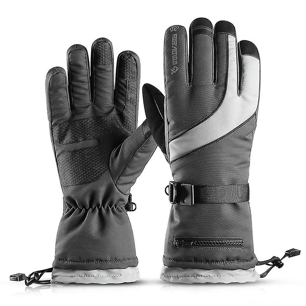 Winter Cycling Ski Gloves Windproof Waterproof Thermal Touch Screen Mittens