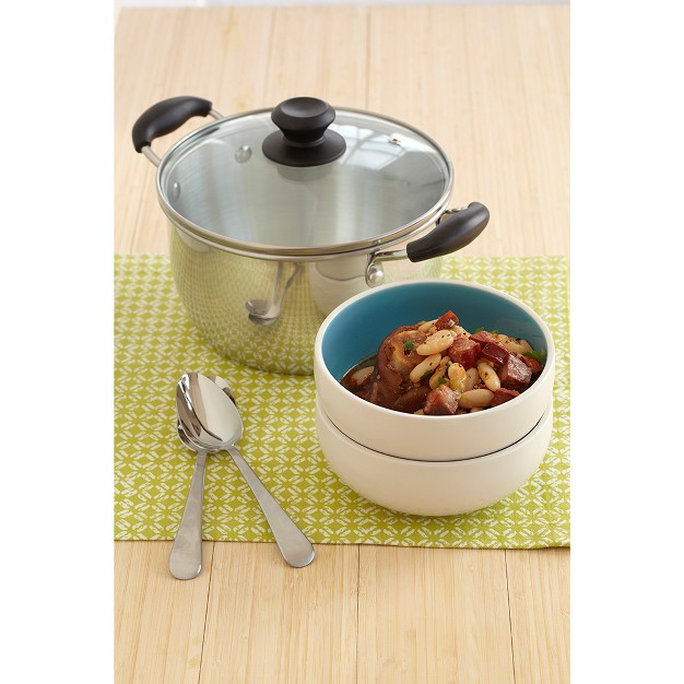 Imusa 8qt Aluminum Pot With Glass Lid And Bakelite Handles