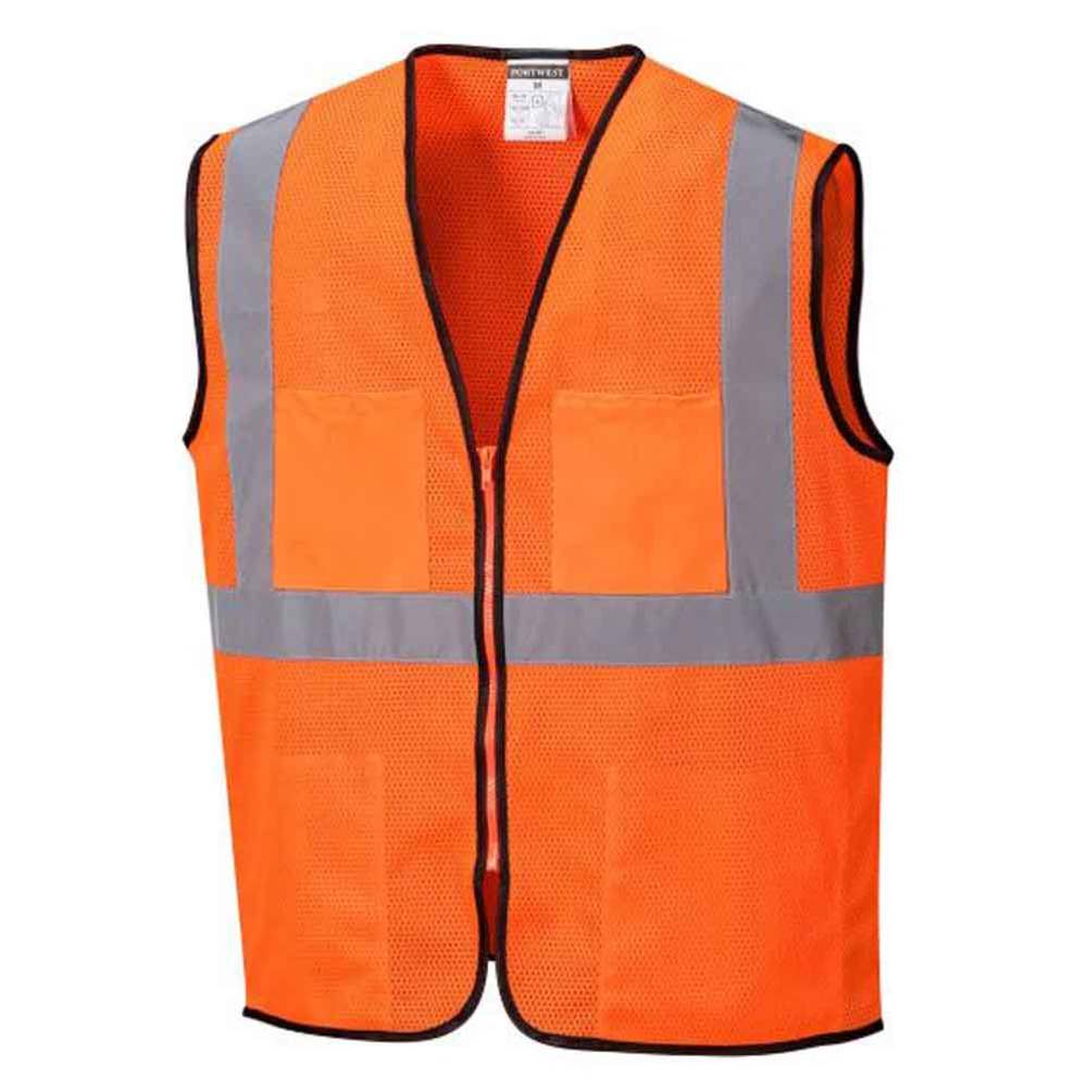 Orange Tampa Mesh Vest - XXXL