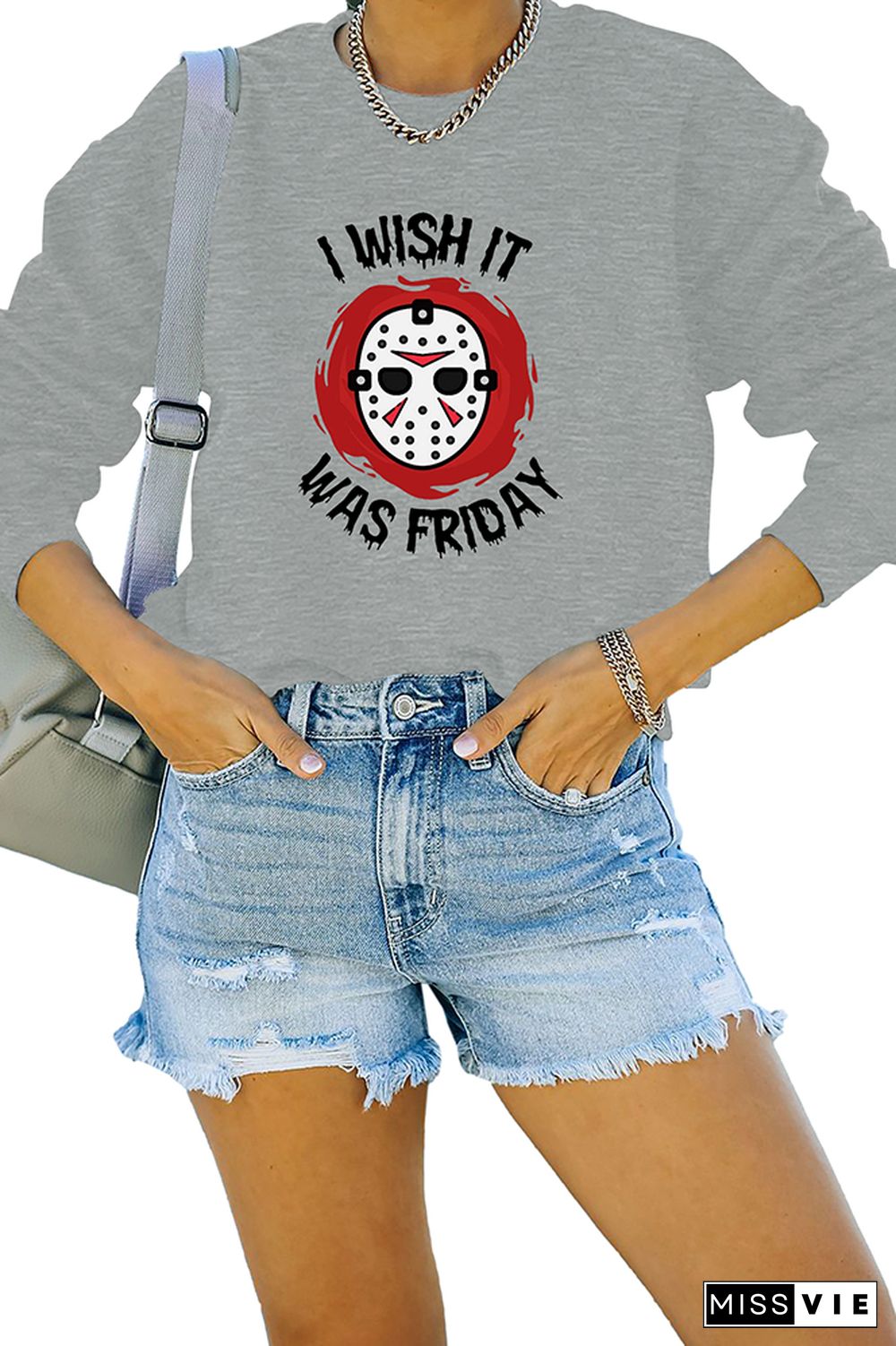 Friday the 13th, Halloween Longsleeve Sweatshirt Wholesale