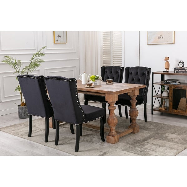 Wingback Dining Chairs- Set of 2