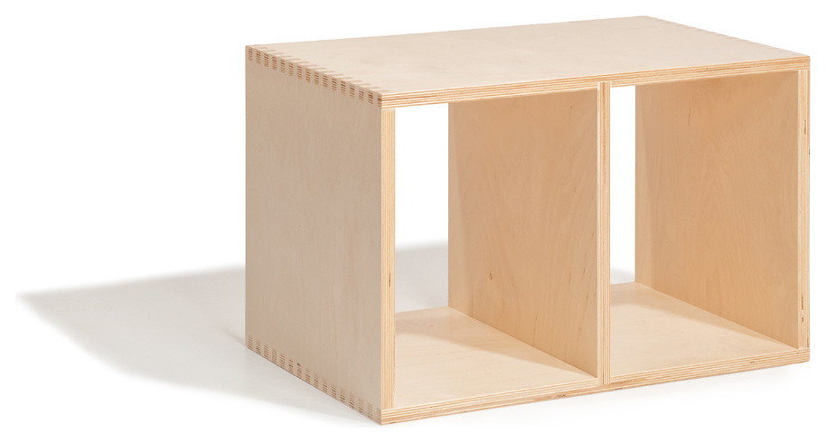 Modular Wood Shelving Cubes  Stackable B Boxes by  Offi   Contemporary   Bookcases   by Plush Pod Decor  Houzz