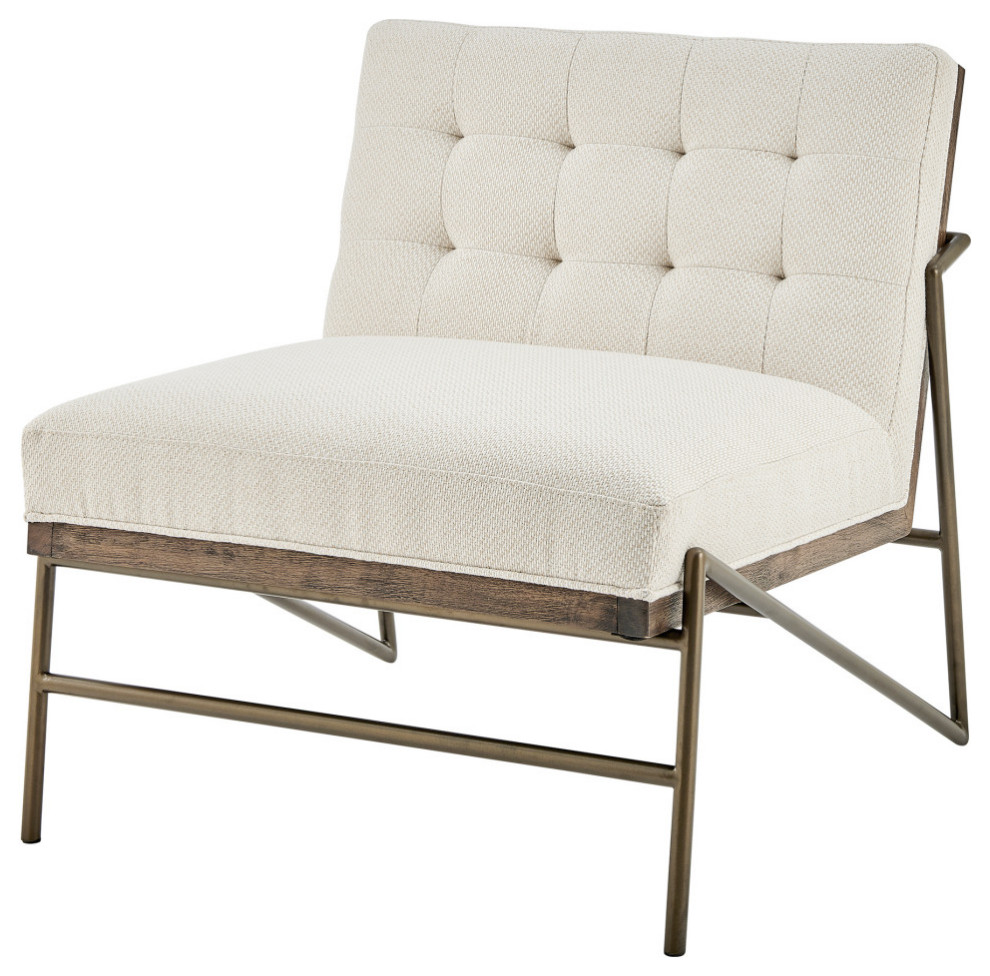 Marlow Fabric Accent Chair   Midcentury   Armchairs And Accent Chairs   by New Pacific Direct Inc.  Houzz