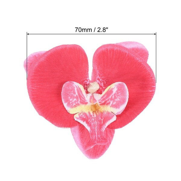 20Pcs Artificial Silk Butterfly Orchid Flower Heads for Wedding Decor