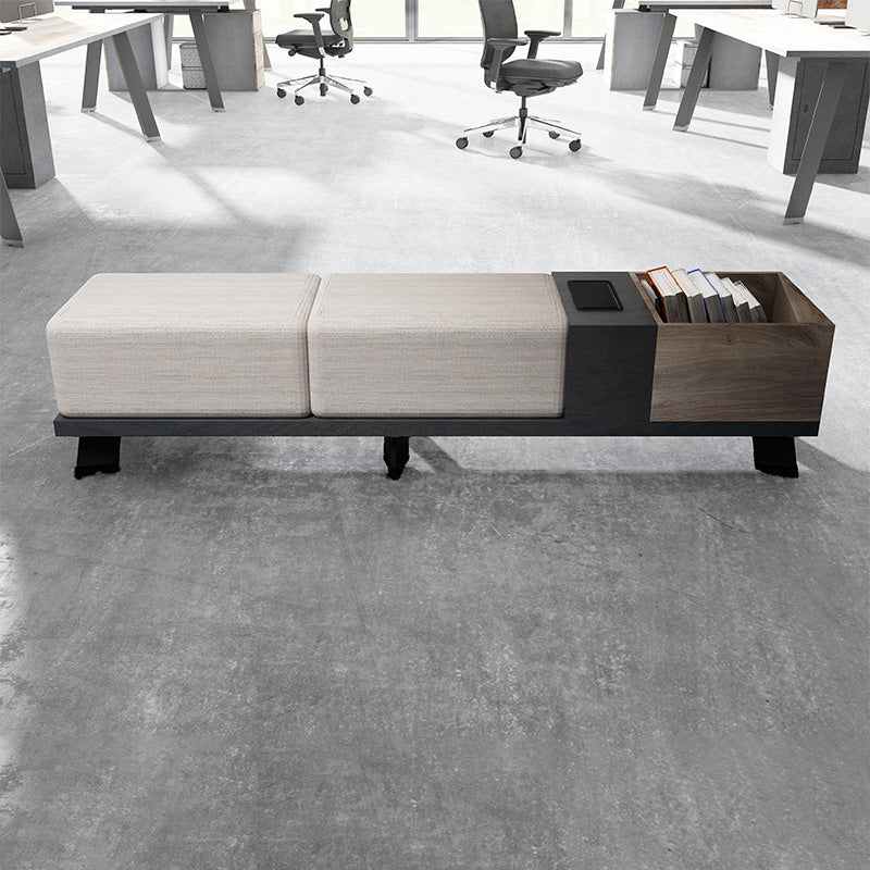 HALDIS Bench 180cm - Warm Oak & Black