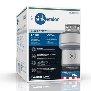 InSinkErator Evolution Excel Lift  Latch Quiet Series 1 HP Continuous Feed Garbage Disposal EXCEL