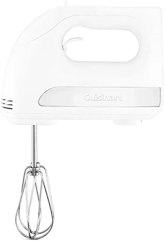 Cuisinart 3-Speed White Hand Mixer