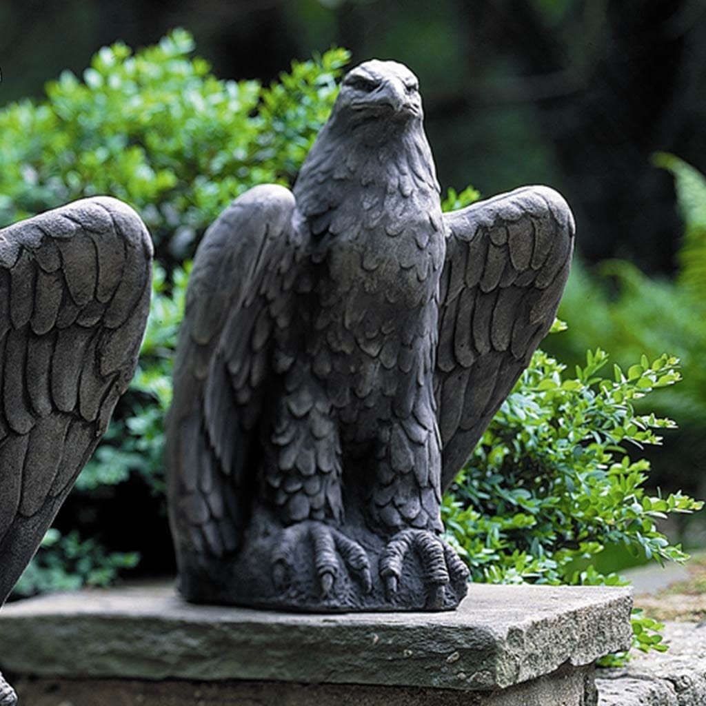 Campania International Eagle Looking Right Statue