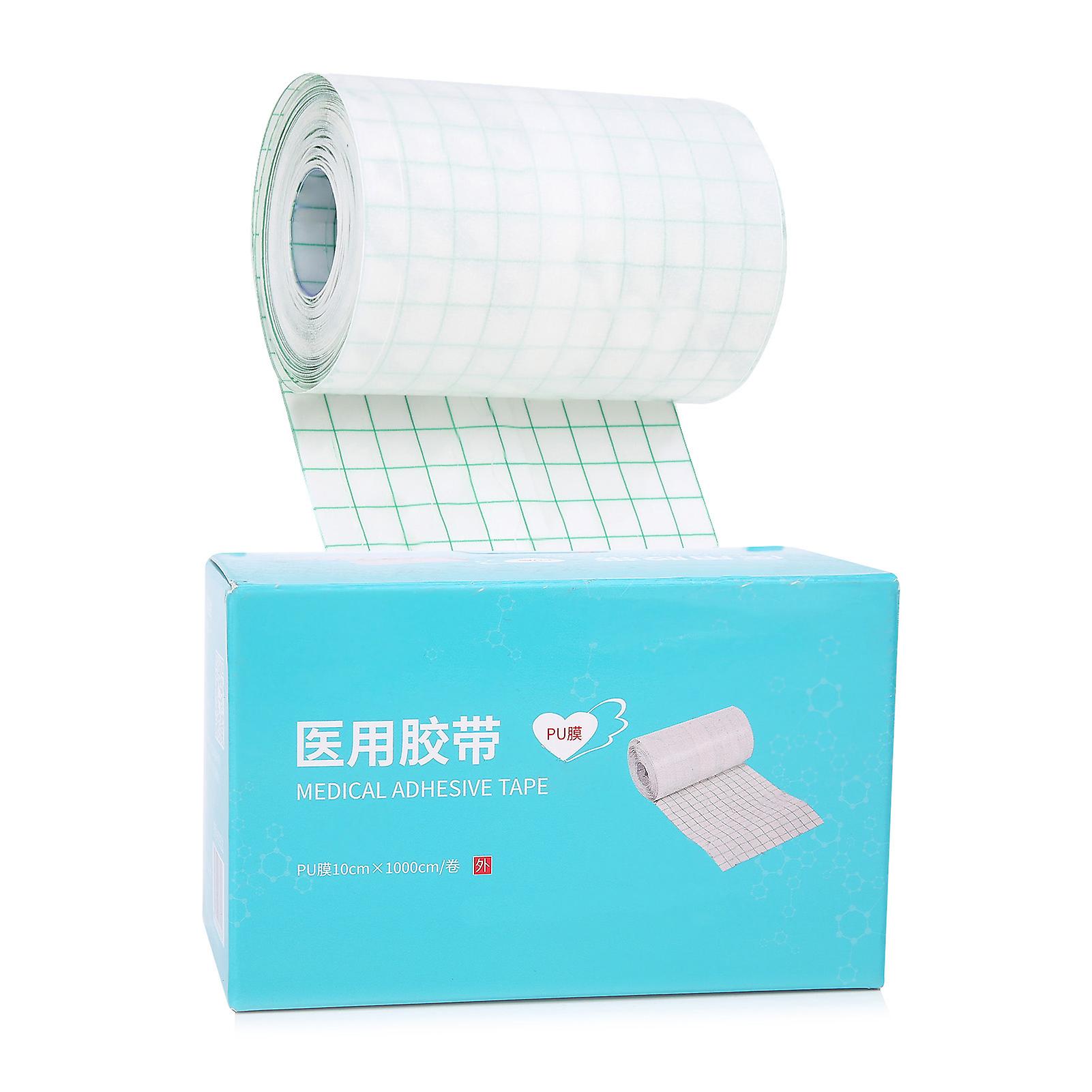 Transparent Stretch Adhesive Bandage Waterproof Clear Film Dressing Tape For Wound10cm X 10m