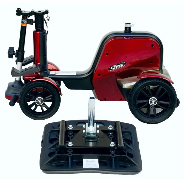 EV Rider CityBug Portable Folding Mobility Scooter - w/ Anti Flat Tires For Seniors