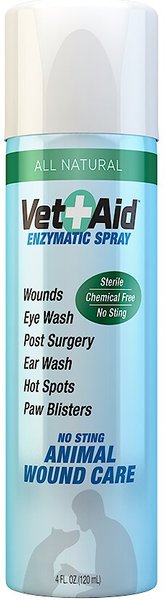 Vet Aid Enzymatic Spray for Dogs， Cats， Horses and Small Pets