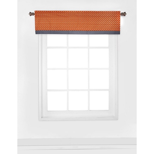 Bacati Arrows Orange grey Window Valance